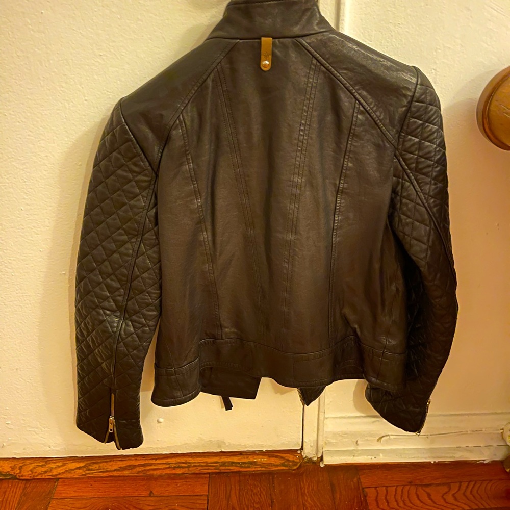 Black Mackage leather jacket. Never worn size sm